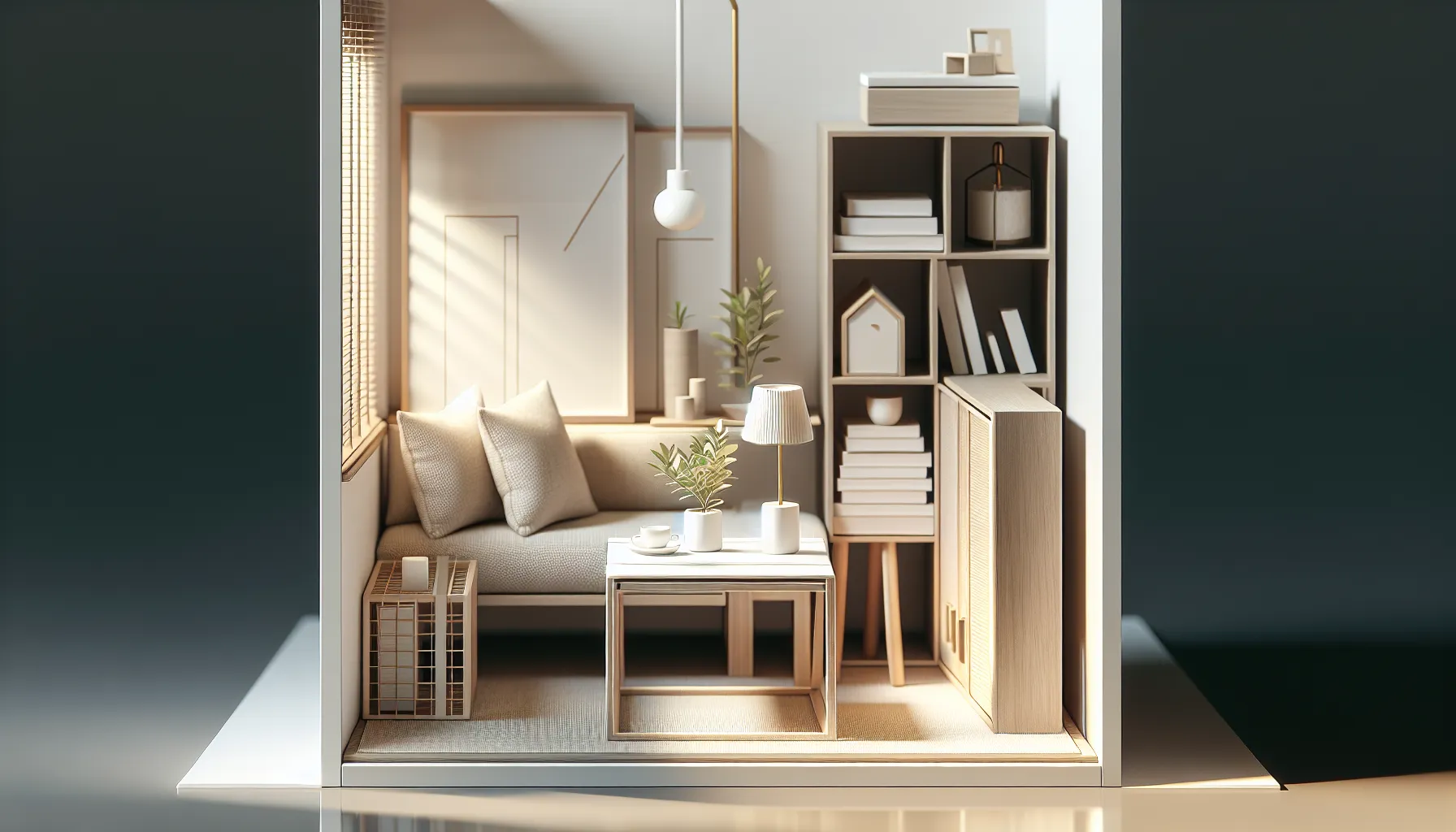 A stylish arrangement featuring coffee tables for small spaces, enhancing a cozy living area.