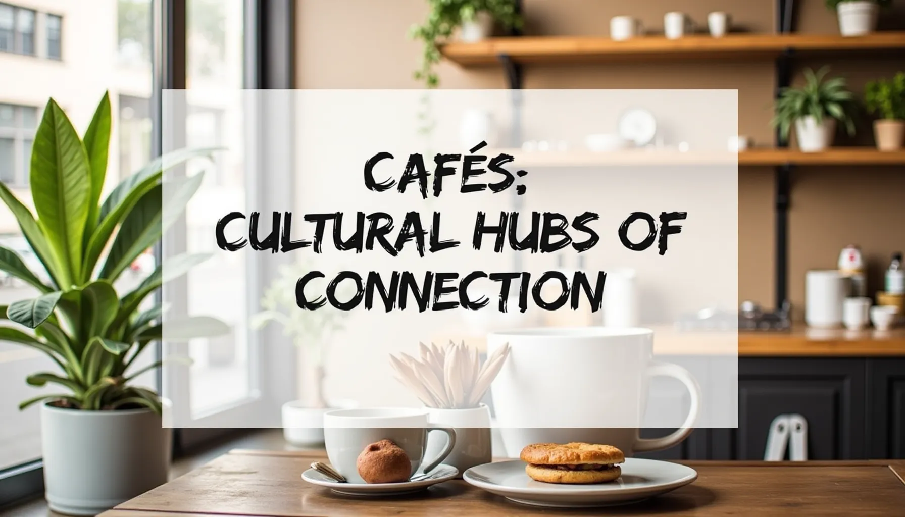 A cozy cafe setting highlights the significance of cafe etymology in cultural connections.