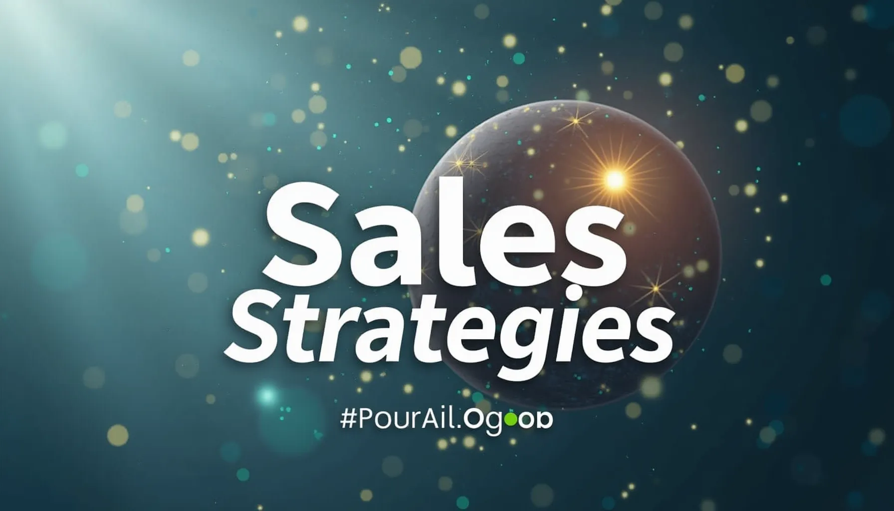 An abstract background featuring text that highlights marketing sales support and strategies.