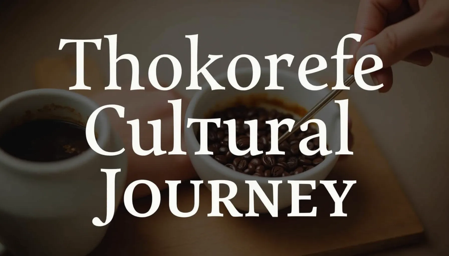 An exploration of coffee history highlighted in a cultural journey featuring coffee beans.